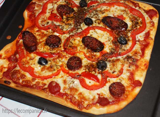 Pizza Chorizo poivron
